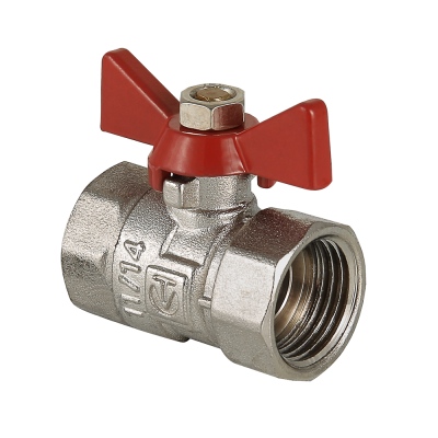 Кран шаровой VALTEC Compact 3/4 ВВ, бабочка Кран шаровой VALTEC Compact 3/4 ВВ, бабочка