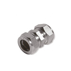 Муфта Lavita C/P 50, соединительная для гофр.трубы, никелированная Муфта Lavita C/P 50, соединительная для гофр.трубы, никелированная