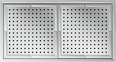 Верхний душ Nobili Двойной AD139/37CCR Chrome 42x22 см, хром