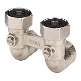 Блок подключения радиатора Viega 50 x G 3/4, угловой, модель 1097.5