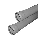 Труба для внутренней канализации Valfex OPTIMA D50 с раструбом L=1,5 м (50x1500)