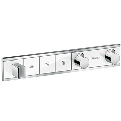 Встраиваемый смеситель Hansgrohe для душа RainSelect термостатический (внешняя часть) 15356000