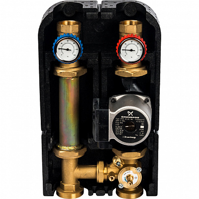 Насосная группа Stout с 3-х ходовым приводным смесителем 1 1/4 с насосом Grundfos UPSO 32-65 DN 32, 39 kW[DT10C], SDG-0007