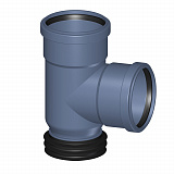 Тройник POLOPLAST POLO-KAL NG угловой с низким ответвлением PKEDA DN110/110/100 87,5 гр.