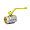 Кран шаровой LD 47.40.B-B.Р.GAS газовый, внутренняя резьба, 1 1/2, рычаг