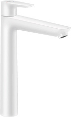 Смеситель для раковины Hansgrohe Talis E 240 без донного клапана матовый белый 71717700