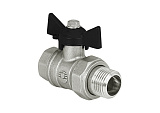 Кран шаровой Valfex латунный DeltaPro для воды 1/2 ВР/НР баб,амер, НИК-Й
