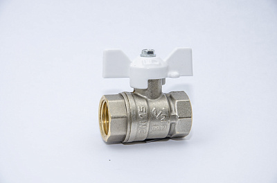 Кран шаровой LD 47.15.В-В.Б (white) Кран шаровой LD 47.15.В-В.Б (white)