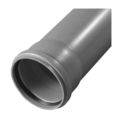 Труба для внутренней канализации Valfex BASE D40 с раструбом L=0,75 м (40x750)