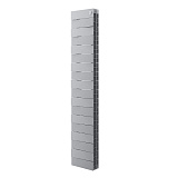 Биметаллический секционный радиатор отопления Royal Thermo PianoForte Tower Silver Satin 200 / 18 секций нижнее подключение
