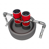 Двойной фиксатор Thermaflex FV-RCLAMP2/40