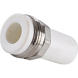 Штуцер из полипропилена Valfex НР 25x1 (160/40) БЕЛЫЙ (ВАЛФ-РУС)