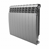 Алюминиевый секционный радиатор отопления Royal Thermo Biliner alum 500 / Silver Satin / 10 секций