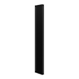 Стальной трубчатый радиатор отопления Royal Thermo Shift R22 C2180 - 08 секций RAL9005m (черный)