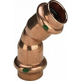 Отвод 45 медный Viega Profipress с SC-Contur d=18 (арт. 292 416)