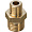 Ниппель переходной Stout 3/4 X1/2 наружная резьба, латунь