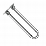 Отвод KAN-therm Push спаренный с трубками 15 мм (L=300 мм) с кронштейном, 18x2