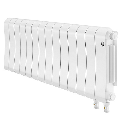 Биметаллический секционный радиатор отопления Royal Thermo Infinity 300 V Белый / 14 секций Биметаллический секционный радиатор отопления Royal Thermo Infinity 300 V Белый / 14 секций