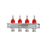 Коллектор HOOBS , с расходомерами, 1 х 3/4 -5 вых .