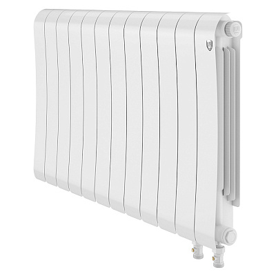 Биметаллический секционный радиатор отопления Royal Thermo Infinity 500 V Белый / 12 секций Биметаллический секционный радиатор отопления Royal Thermo Infinity 500 V Белый / 12 секций