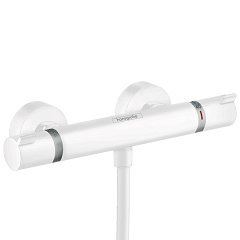 Смеситель для душа Hansgrohe Ecostat Comfort термостатический, матовый белый