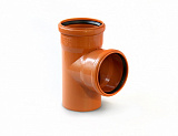 Тройник PRO AQUA Terra PP для наружной канализации 87,5 градусов 160x160
