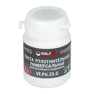 Паста уплотнительная Valfex универсальная 25 г (вода, газ)