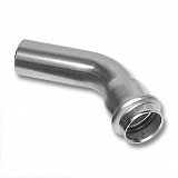 Отвод Sanha 9040, 45 гр. ВПр-НПр, нержавеющая сталь, 18