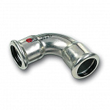 Отвод Sanha 24002A, 90 гр. ВПр, углеродистая сталь, 15
