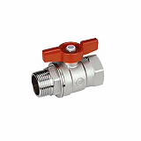 Кран шаровой Giacomini R254D cтандартнопроходной, ручка бабочка, НВ 1/2