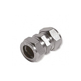 Муфта Lavita C/P 40, соединительная для гофр.трубы, никелированная