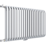 Стальной трубчатый радиатор отопления Rommer RST 2175/08 нижнее правое подключение RAL9016