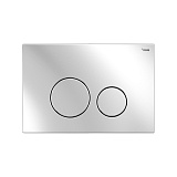 Панель смыва РЕХАУ NOVA ORB STEEL круглые клавиши, нержавеющая сталь, цвет нержавеющая сталь, глянец (19102611001)