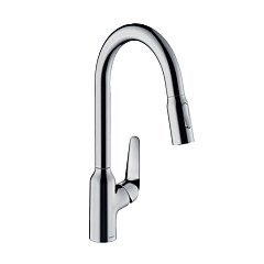 Смеситель для кухни Hansgrohe Focus M42, с вытяжным изливом, хром