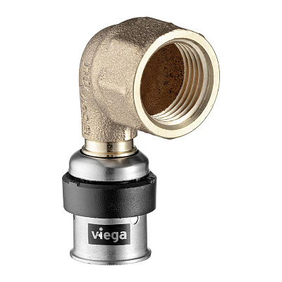Угольник Viega SmartPress переходной 90 гр. ВР 25 x Rp 3/4 Угольник Viega SmartPress переходной 90 гр. ВР 25 x Rp 3/4