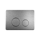 Клавиша смыва IDDIS универсальная, нержавеющая сталь, Unisteel, 010