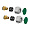 Набор компрессионных адаптеров Flamco A3, 16 x 2,0 мм, комплект из 2 шт.