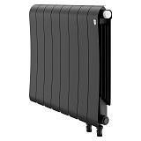Биметаллический секционный радиатор отопления Royal Thermo Infinity 500 V Чёрный / 8 секций