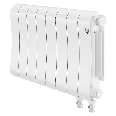 Биметаллический секционный радиатор отопления Royal Thermo Infinity 300 V Белый / 8 секций Биметаллический секционный радиатор отопления Royal Thermo Infinity 300 V Белый / 8 секций