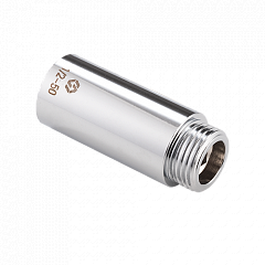 Удлинитель MVI хромированный, резьба ВР-НР 1/2 x 15 mm, DN15, латунь