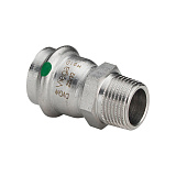 Соединение Viega с наружной резьбой 22 мм х R 1/2 , Sanpress Inox, модель 2311