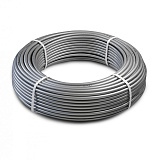 Труба из сшитого полиэтилена PRO AQUA PE-Xa серебристая SDR 7,4 c EVOH, 16x2.2, бухта 240 м