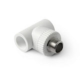 Тройник полипропиленовый комбинированный PRO AQUA PP-R НР белый (20-3/4), арт.PA25010P