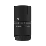 Термостатическая головка Royal Thermo Design жидкостная, М30х1,5, пластик, 7-28, черный soft touch (RATHDN13015BS)