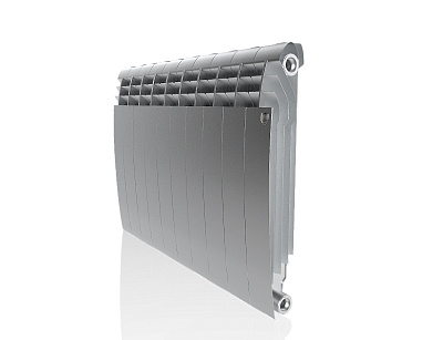Биметаллический секционный радиатор отопления Royal Thermo Biliner Satin Silver 500 / 10 секций Биметаллический секционный радиатор отопления Royal Thermo Biliner Satin Silver 500 / 10 секций