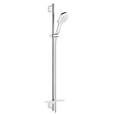 Душевой гарнитур Grohe Rainshower SmartActive 130, белая луна (26578LS0)