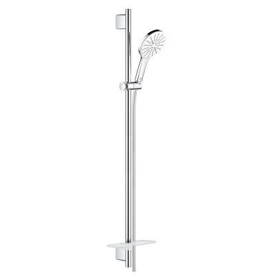 Душевой гарнитур Grohe Rainshower SmartActive 130, белая луна (26578LS0)