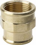 Муфта Viega редукционная Rp 3/4 х Rp 1/2 , бронза, хром, модель 3240