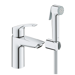 Смеситель для раковины Grohe Eurosmart с гигиеническим душем 23124003