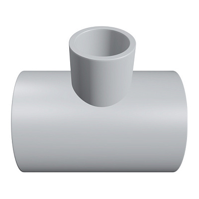 Тройник Thermaflex редукционный для раструбной сварки PB-T32/25/32